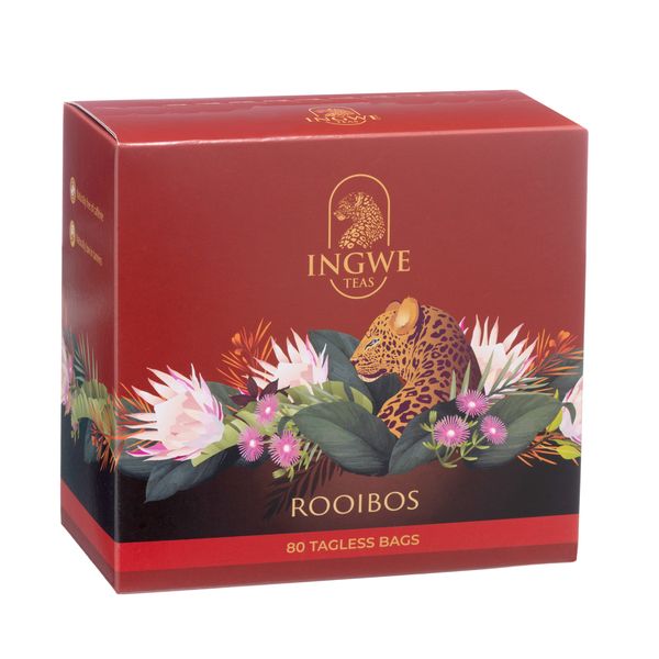 Ingwe Rooibos 80's Tagless Teabags (Aspalathus Linearis)