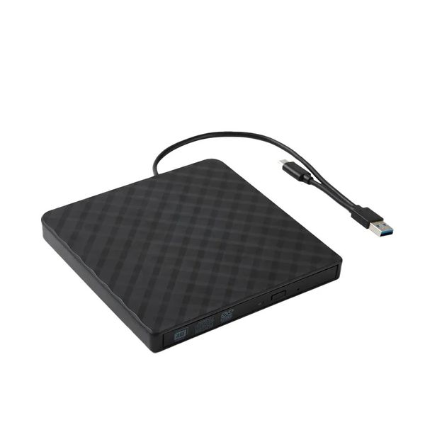 USB3.0 TypeC Slim External DVD RW CD Writer Drive Burner Reader Player