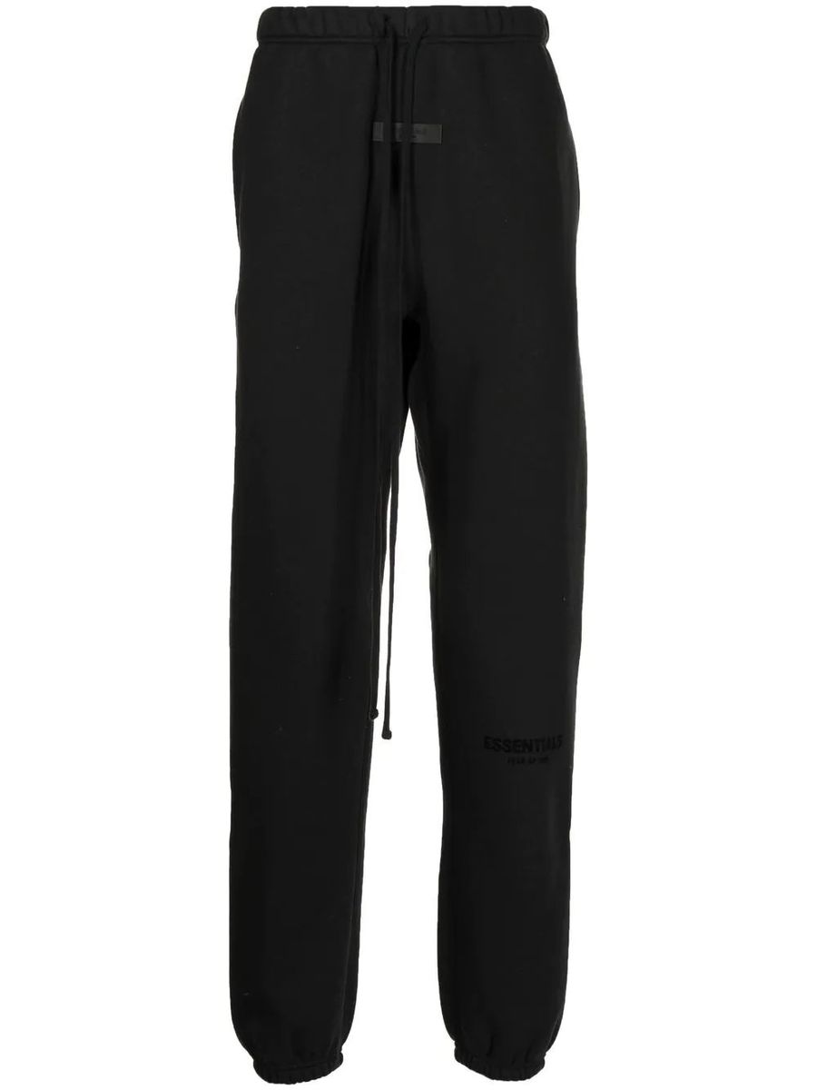 Fear of God Essentials Logo Patch Track Pants Black Shop Today. Get