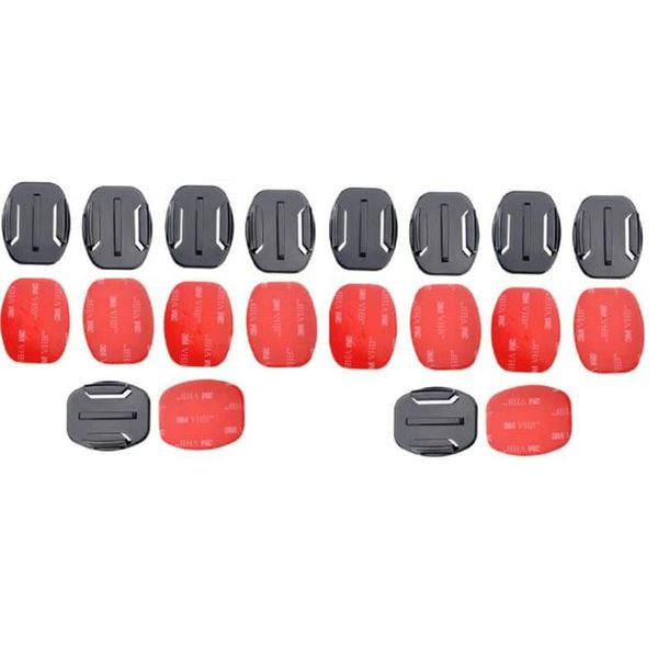 10 Pack Flat Adheasive Mounts Compatible with All GoPros