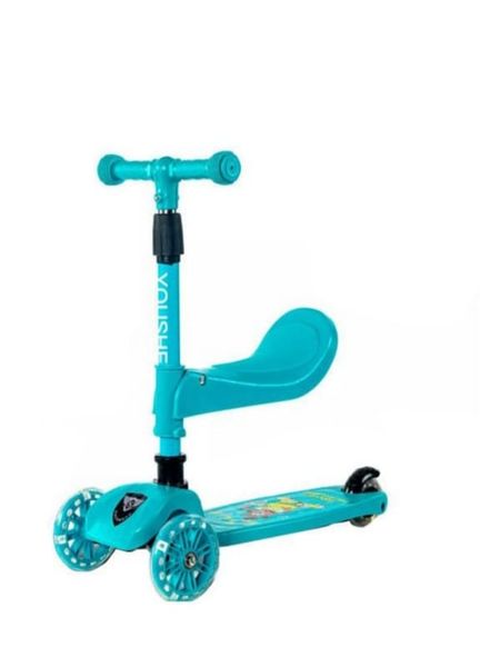 Speedy Kids Scooter &amp; Seat - Blue