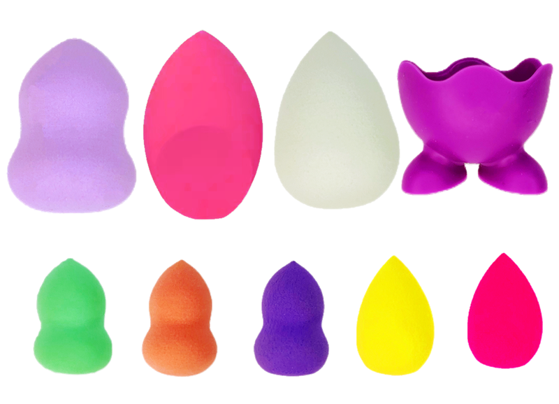 9 Piece Professional Makeup Face Sponge Set
