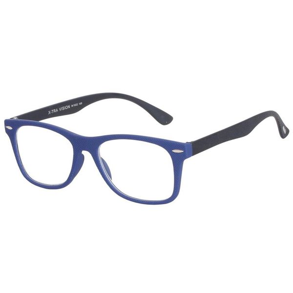 X-Tra Vision Mens Square Reading Glasses - Multi Blue