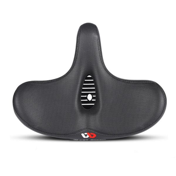 West Biking - Extra Wide Bicycle Saddle with Shock Absorbing Springs
