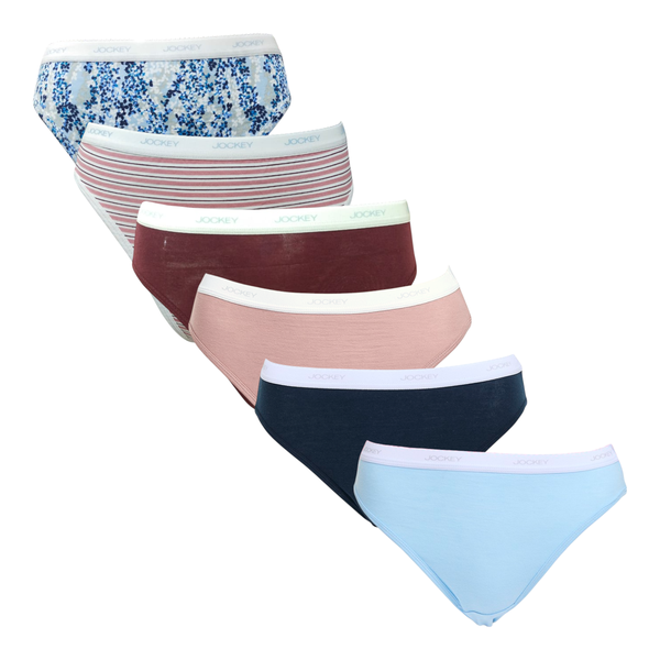 Jockey Ladies Promo - 6 Pack French Cut - Multi Colour