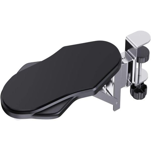 Computer Arm Rest for Desk 90 Foldable 180 Rotating Desk Extender Tray