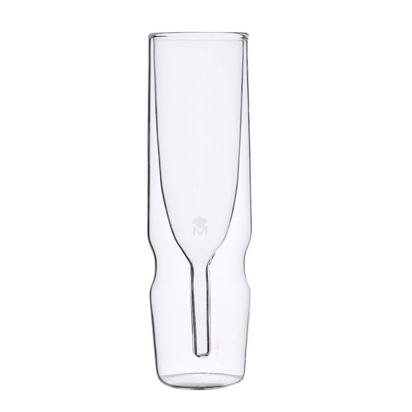 Bergner Flute Borosilicate Glass Set 2PC