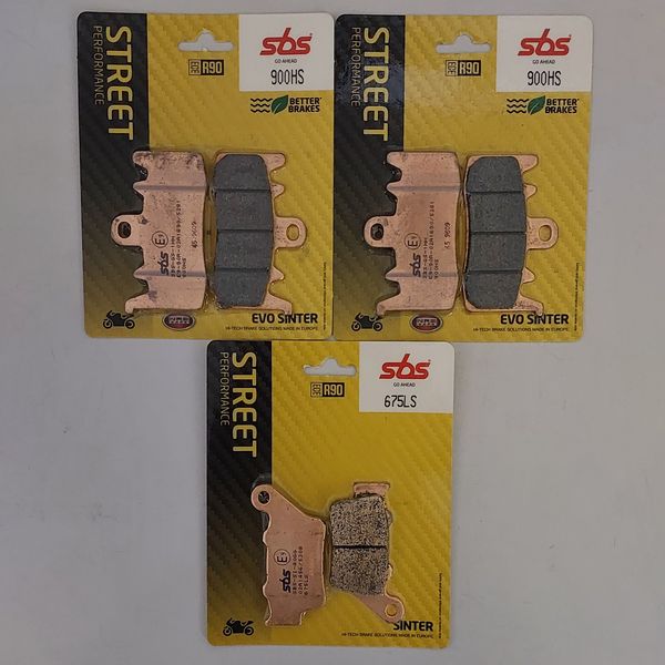 SBS Sintered Brake Pad Set to fit BMW F800R,F900R,F900XR