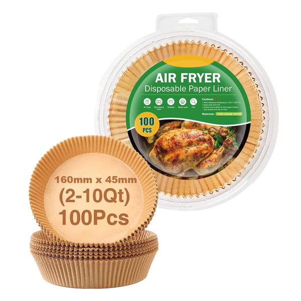 200 Piece Disposable Air Fryer Non-Stick Cooking Pape -20cm