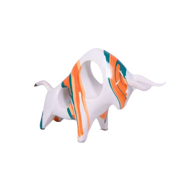 Ceramic Bull Home Decor Ornament