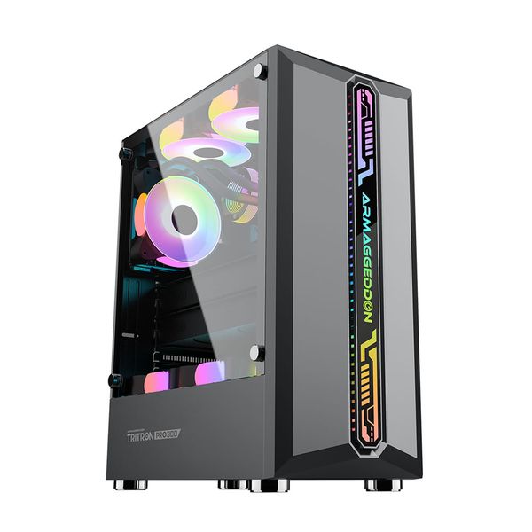 Armaggeddon Tritron Pro 300 ATX Gaming Case with 3x ARGB Fans