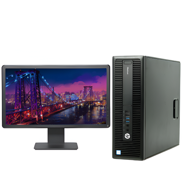 Certified Pre-Owned HP EliteDesk 800 G1 SFFr-Intel i5 4th Gen 8GB 256GB SSD