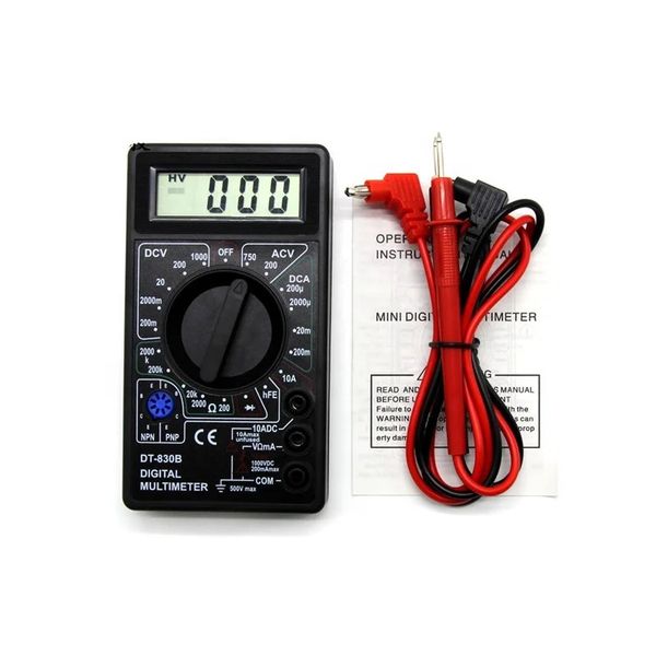 Multimeter Voltmeter Ammeter Ac Dc Voltage Ohm Circuit Tester