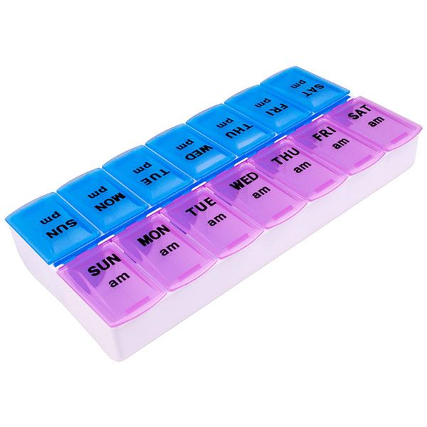 Twice-A-Day Weekly Pill Organizer