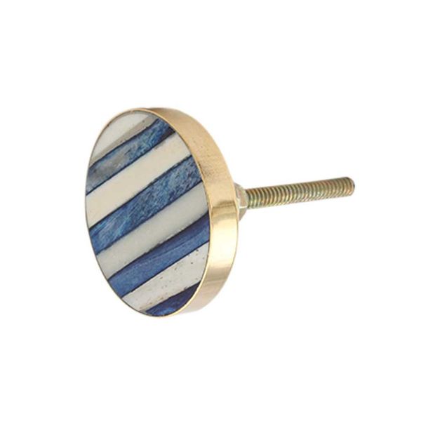 Blue and White Knob