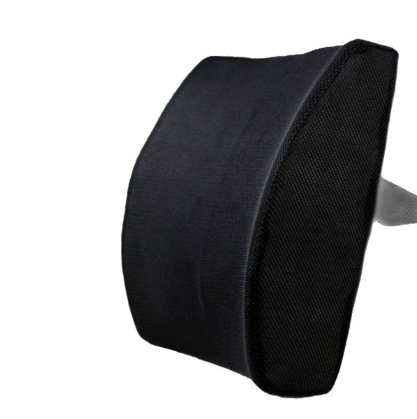 Memory Foam Lumbar Support Pillow, Compatible with Office Chairs/Car Seats