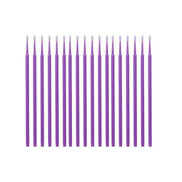 100 Pack Disposable Flocked Eyeliner Touch Up &amp; Correction Applicator Swabs