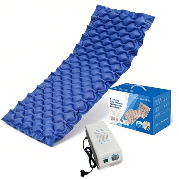 Anti Bedsore Bubble Mattress with Adjustable Pump for Pressure Relief