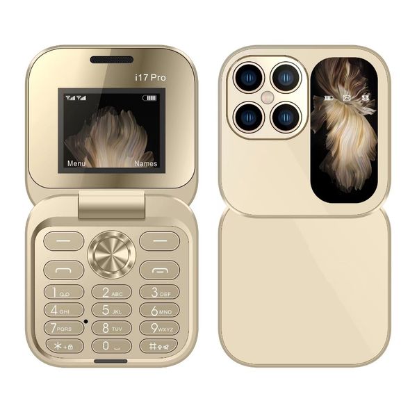 I17Pro Mini Dual SIM 2G Non-smartphone Flip Button Phone for Elderly People