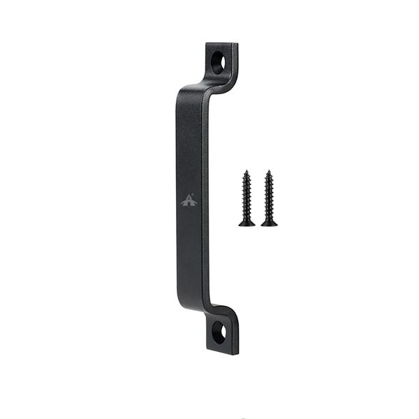 ALANES 1 Piece Carbon Steel Barn Door Handle Sliding Door Handle Pull-25cm