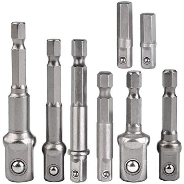 9-Pieces Impact Socket Adapter Set &amp; Magnetic Bit Holder
