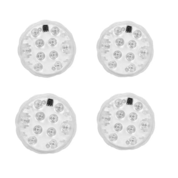 Pack of 4 Submersible Waterproof Led Light For Outdoor Swimming Pool