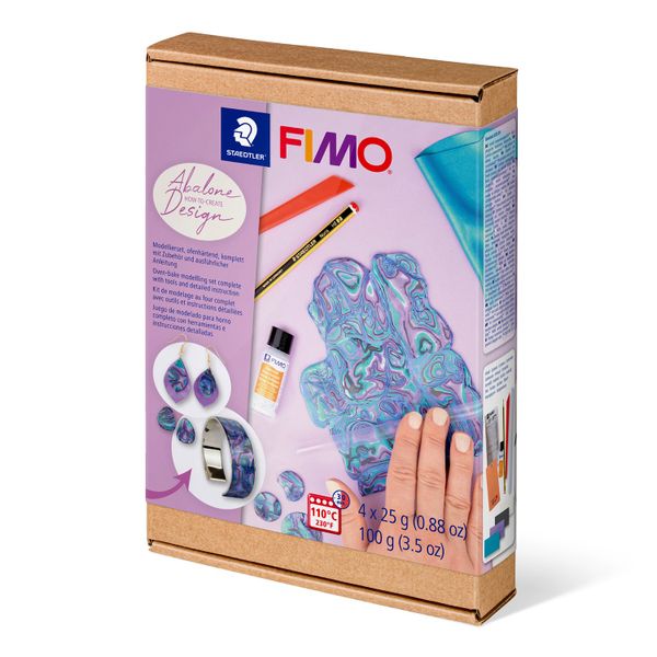 Staedtler FIMO Oven-Bake Modelling Clay HTC Abalone Design