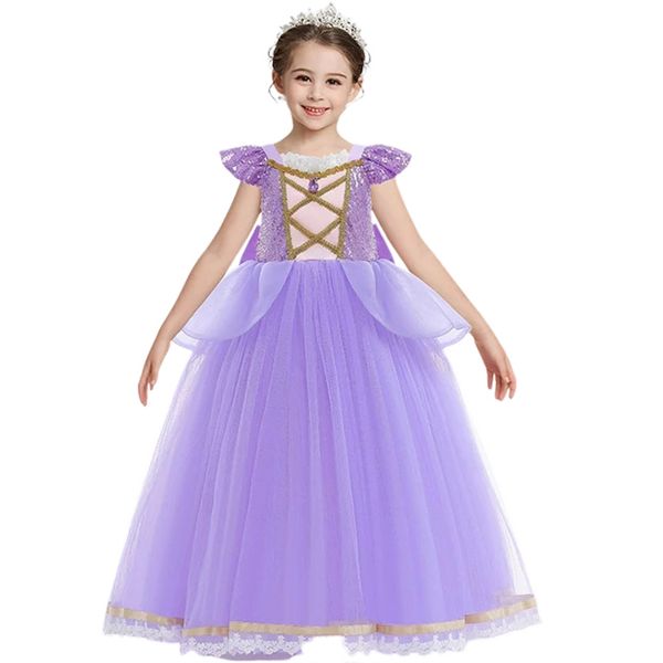 Purple Sparkle Party Dress image