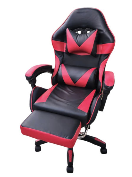 Rex M PU Leather Ergonomic Reclinable Gaming Chair with Adjustable Leg Rest