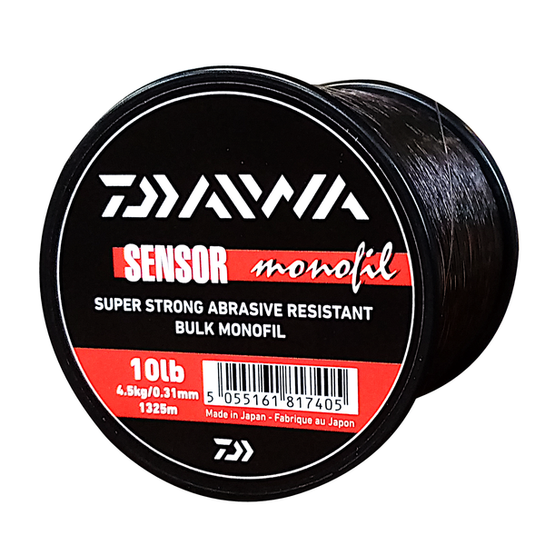 Daiwa Sensor Carp Nylon Fishing Line 4.5KG/10LB .31MM Colour Brown 1325m Spool