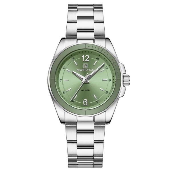 Naviforce Grace Women's Analogue Quartz Stainless Steel Ladies Watch Mint