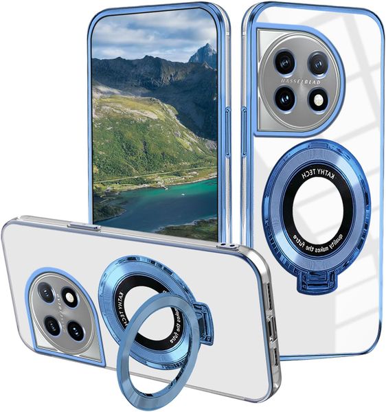 Ring Stand Clear Silicone Phone Case Compatible With Xiaomi Poco X7 Pro