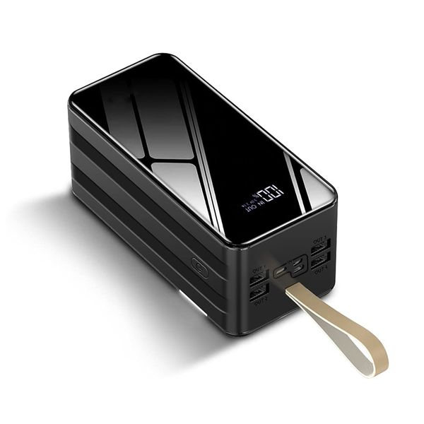 80000 mAh Lithium Polymer Fast Charging Power Bank Battery with 4 USB Port