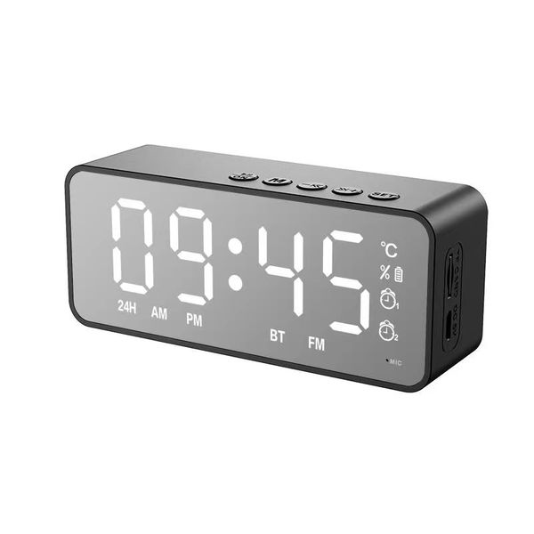 Alarm Clock Bluetooth Speaker with FM Radio &amp; temperature display Portable