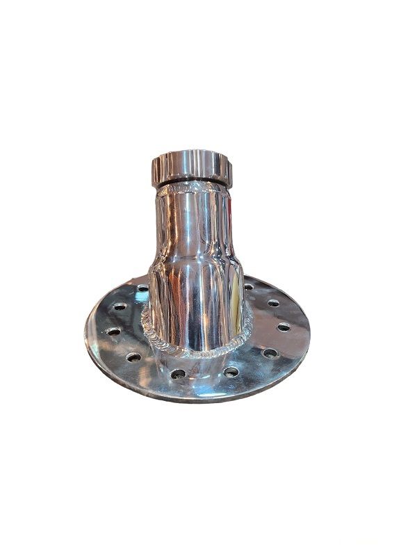 Fuel Filler Cap Chrome With Extension Cap And 12 Bolts For Fuel Cell