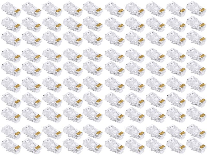 ZATECH RJ45-CAT5 Connector (Pack of 100)