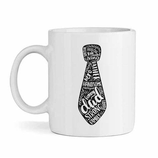 Father dad tie - Father's day - Christmas - Valentines Mug
