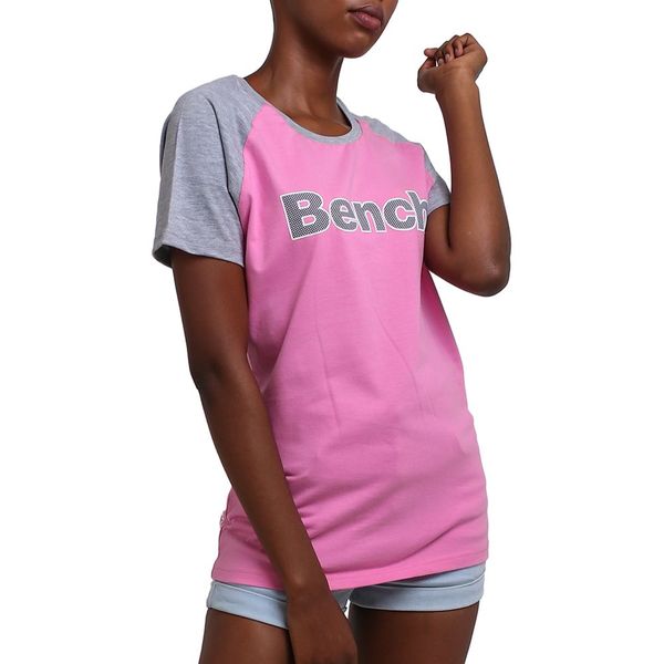 Bench-Mens-Trina Ss T-Shirt-Pink
