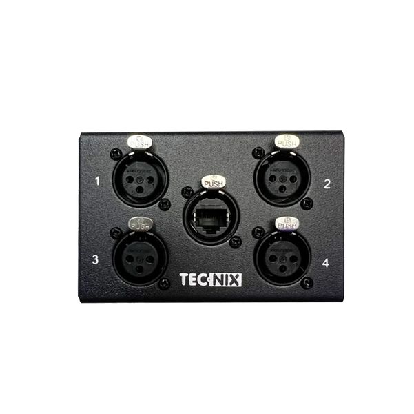 Tecnix Neutrik Distibution Box - 4 X Female XLR