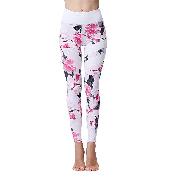 Iconix White Floral Yoga Leggings
