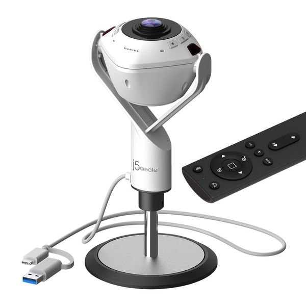 J5 Create AI-Powered Webcam with Speakerphone