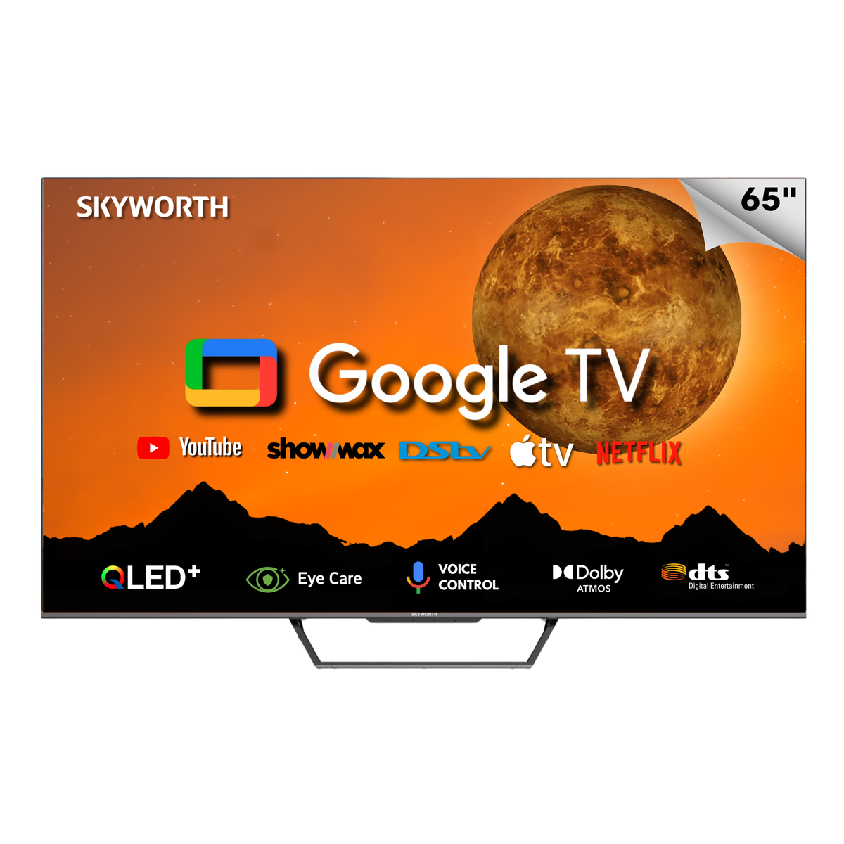 skyworth 165cm 65 smart qled google tv review