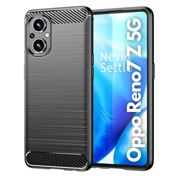 CellTime Shockproof Carbon Fiber Design Cover for Oppo Reno7 Z 5G