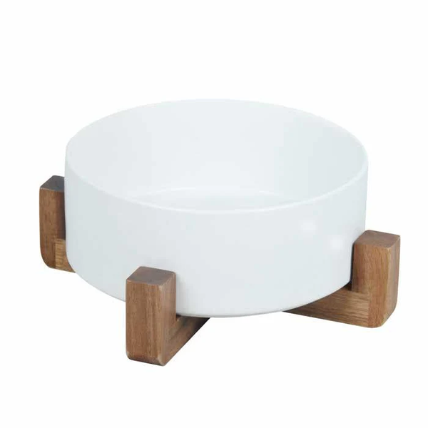 Kings Salad Bowl with Wooden Stand