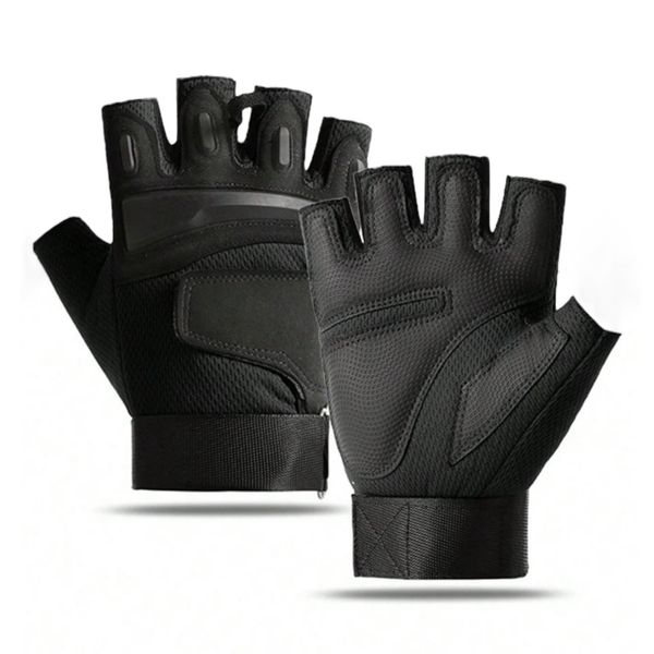 Men's Padded Gym Gloves with Wrist Support