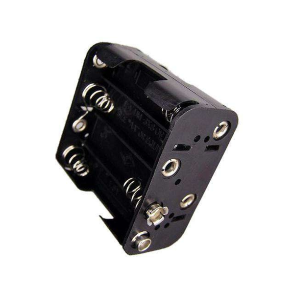 UM3X8 - Battery Holder with Snap Terminal for 8 x AA Batteries