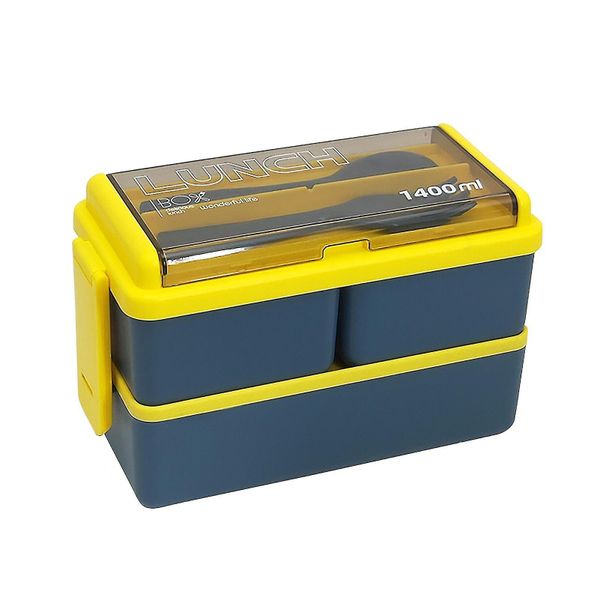 Double Layer Plastic Lunch Box