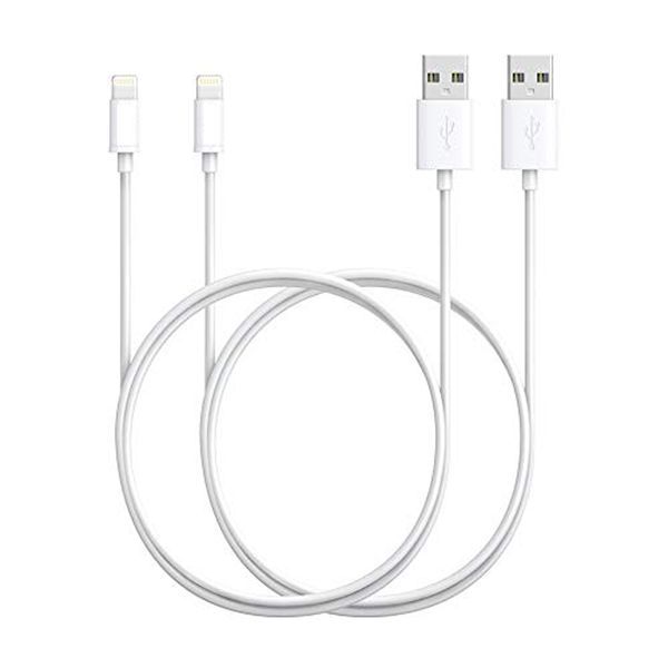 Silver star iPhone USB Cable for iPhone 11&amp;11Pro&amp; Xs &amp; Xs MAX &amp; XR(pack 2)