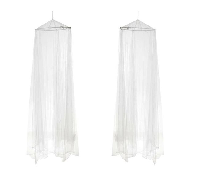 2 x White Mosquito Net for Insect Protection