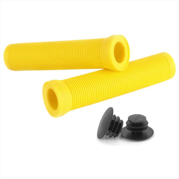 Bike Grips 22mm Road Bicycle Grip Anti-Slip Shock-Absorbing Yellow